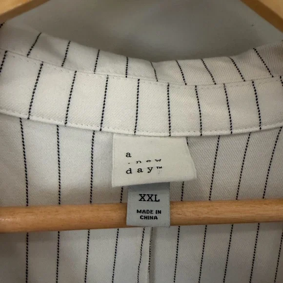 A New Day Size XXL Sleeveless Pinstripe Jumpsuit - Picture 10 of 10